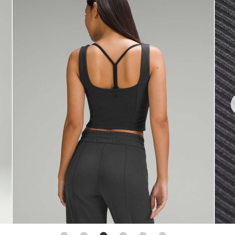 NWT Lululemon Ribbed Softstreme Sweetheart Tank Top - Picture 2 of 3